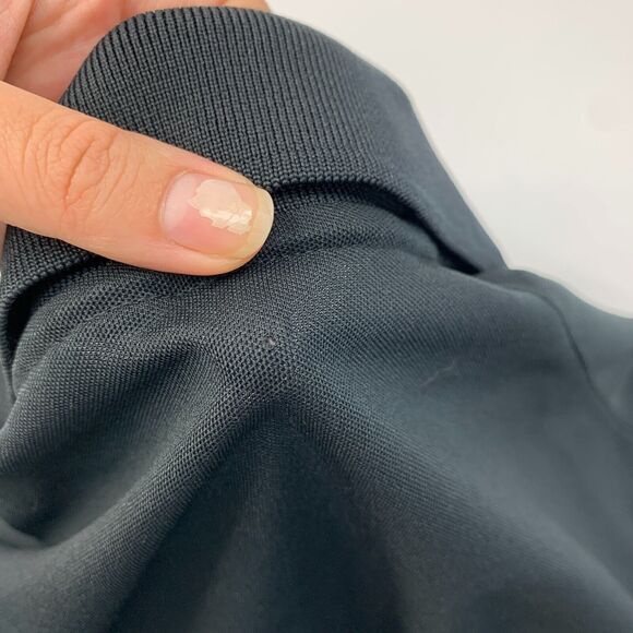 Nike Golf Shirt Mens M Medium Black Micro Pique 2.0 Performance Golf Polo - Picture 11 of 13